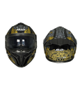CASCO NIGHT NEGRO/DORADO