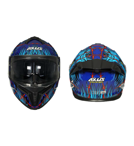 CASCO NIGHT AZUL/ROJO