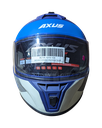 CASCO AXUS T4 AZUL/AZUL TURQUESA/GRIS TALLA XL