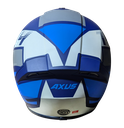 CASCO AXUS T4 AZUL/AZUL TURQUESA/GRIS TALLA XL
