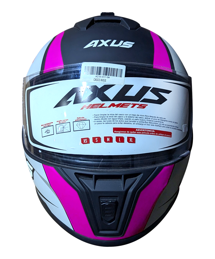 CASCO AXUS TURBO MORADO/GRIS/NEGRO TALLA XL