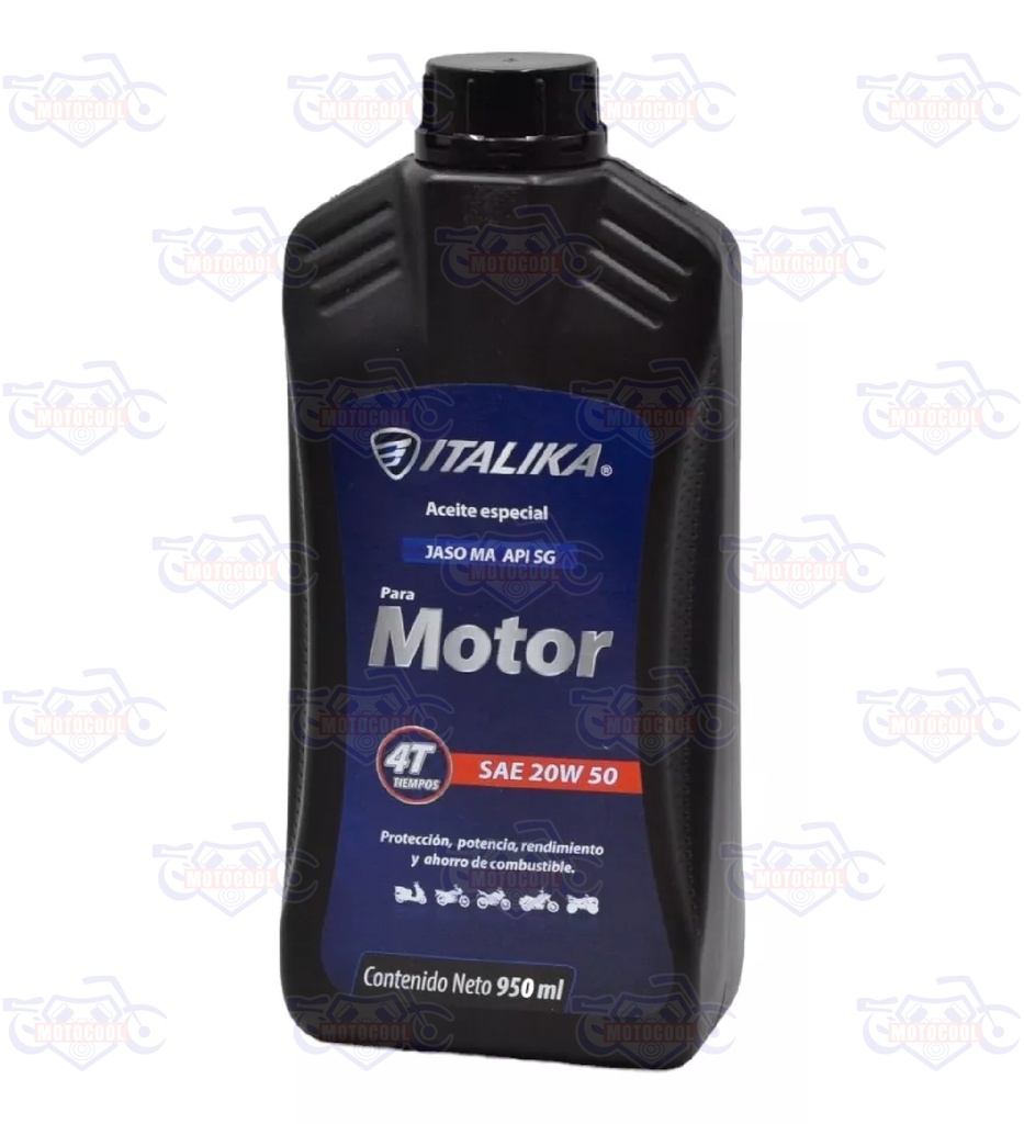 ACEITE 4T ITALIKA MINERAL SAE 20W50 JASO MA API SG