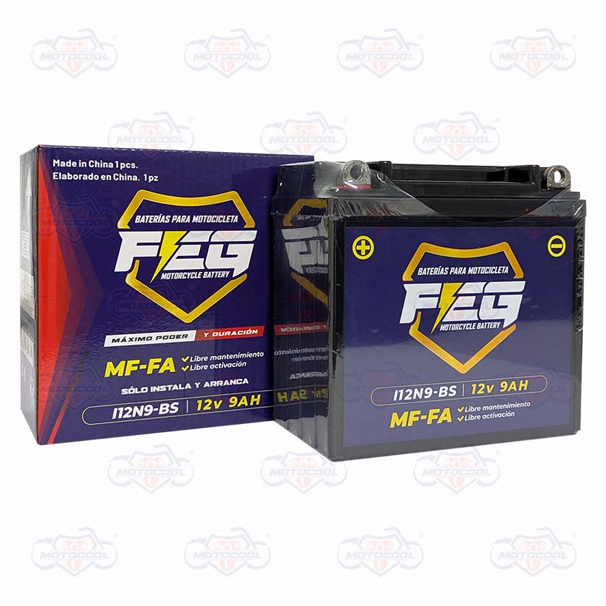 BATERIA FEG 12V9AH HOMOLOGACION ZMAX200/PLUS