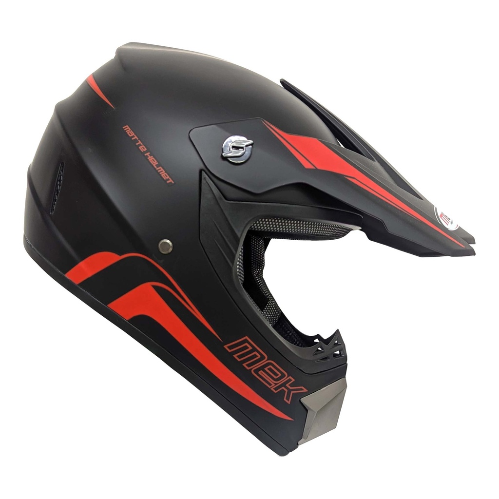 [AC1C-B400-505] Cross Helmet MATTE Black Decal Black