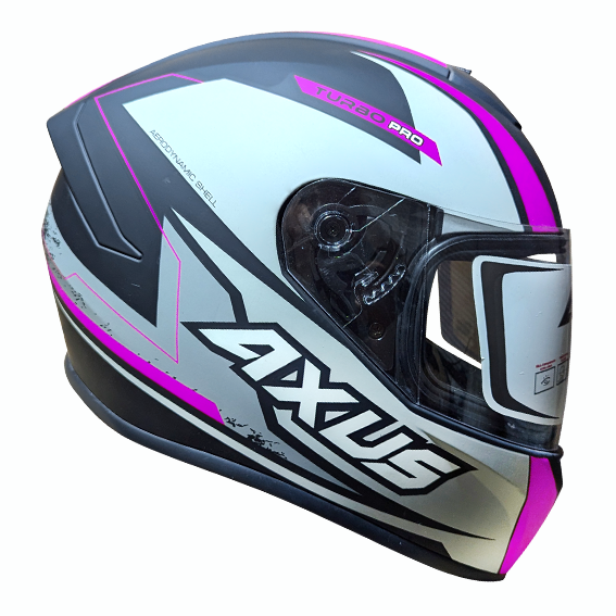 [AC1A-1017-106] CASCO AXUS TURBO MORADO/GRIS/NEGRO TALLA XL