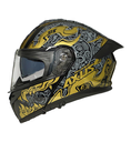 CASCO NIGHT NEGRO/DORADO
