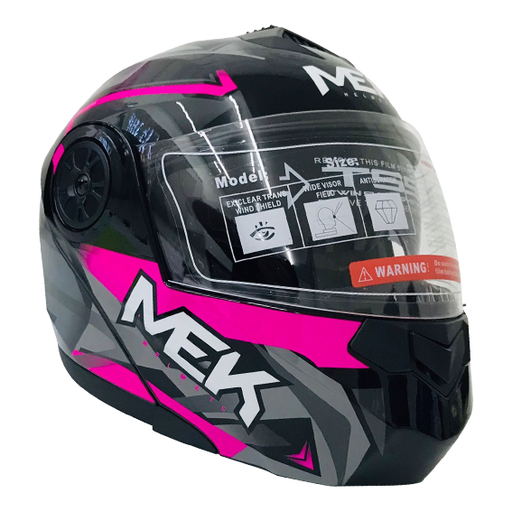 [AC1B-J126-001] Casco MEK MK759 ABATIBLEMAGO 2 GRIS/MORADO Brillante