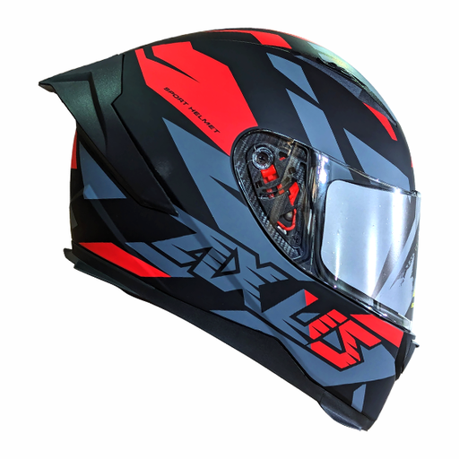 [AC1A-2019-003] CASCO PARA MOTOCICLISTA CERRADO SKY RED/GRAY XL