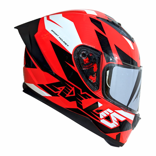 [AC1A-2013-003] CASCO PARA MOTOCICLISTA CERRADO SKY RED/BLACK XL
